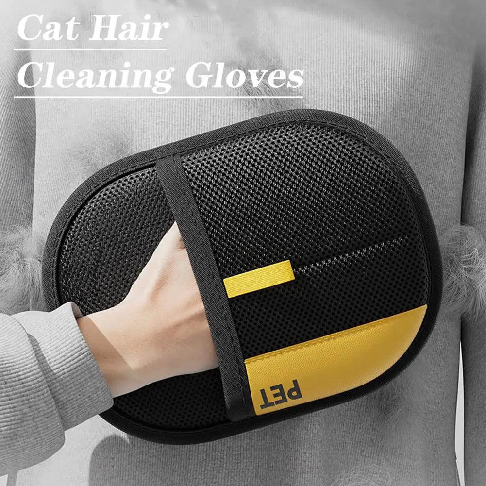 Dog Glove Brush Cat Hair Glove Wool Removal Glove Pet Hair Remover Static Dedusting Brush For Dogs Cats Supplies H1L2